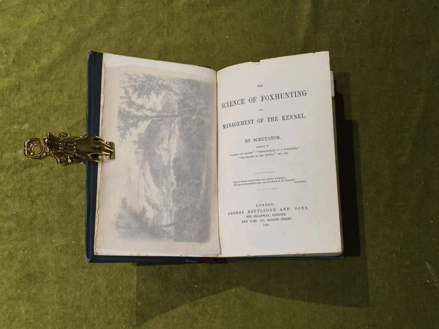 Science of Foxhunting & the Management of the Kennel - Scrutator, Routledge 18685