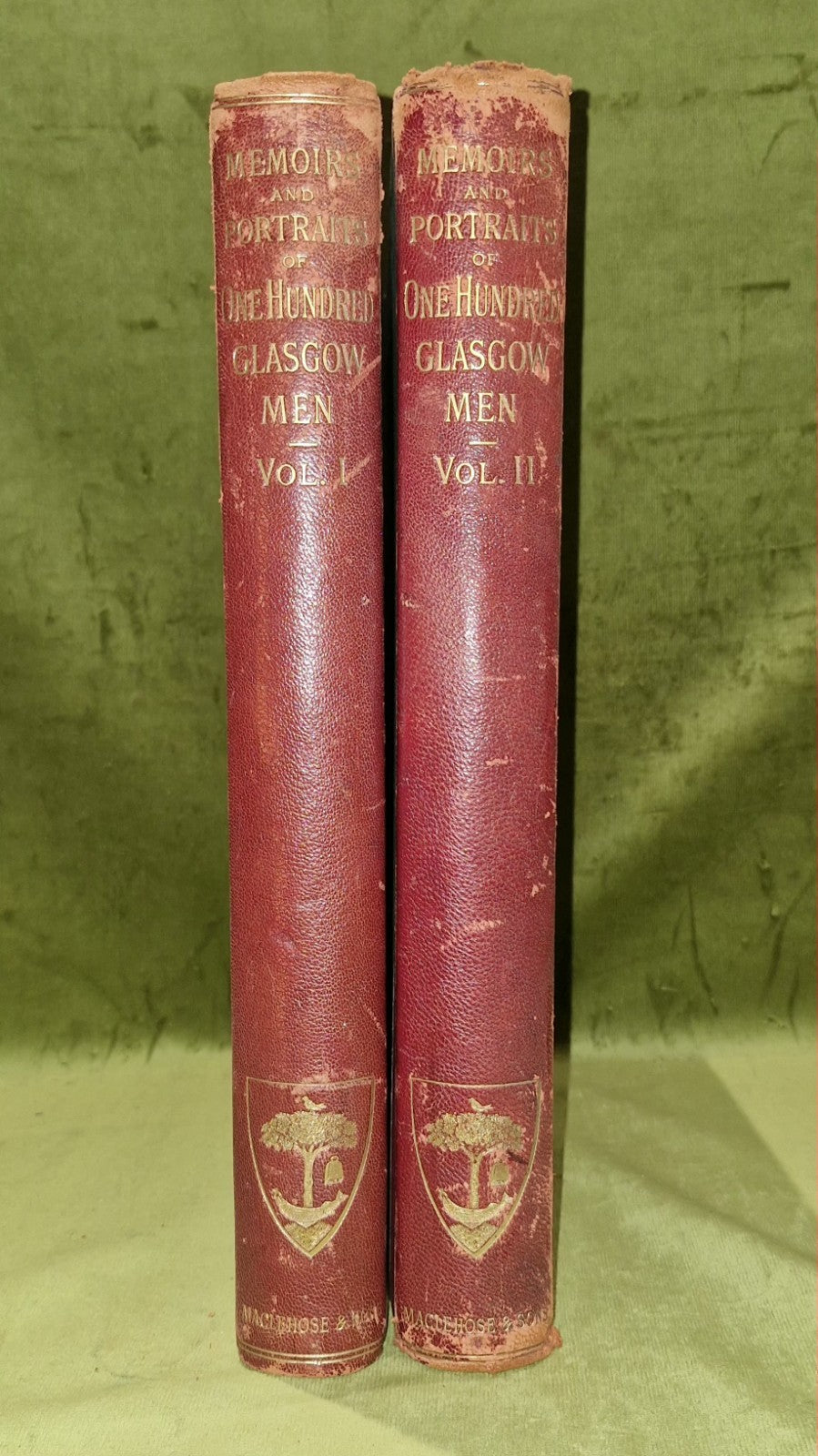 Memoirs and Portraits of One Hundred Glasgow Men (1886) Complete Set of Two Vols1