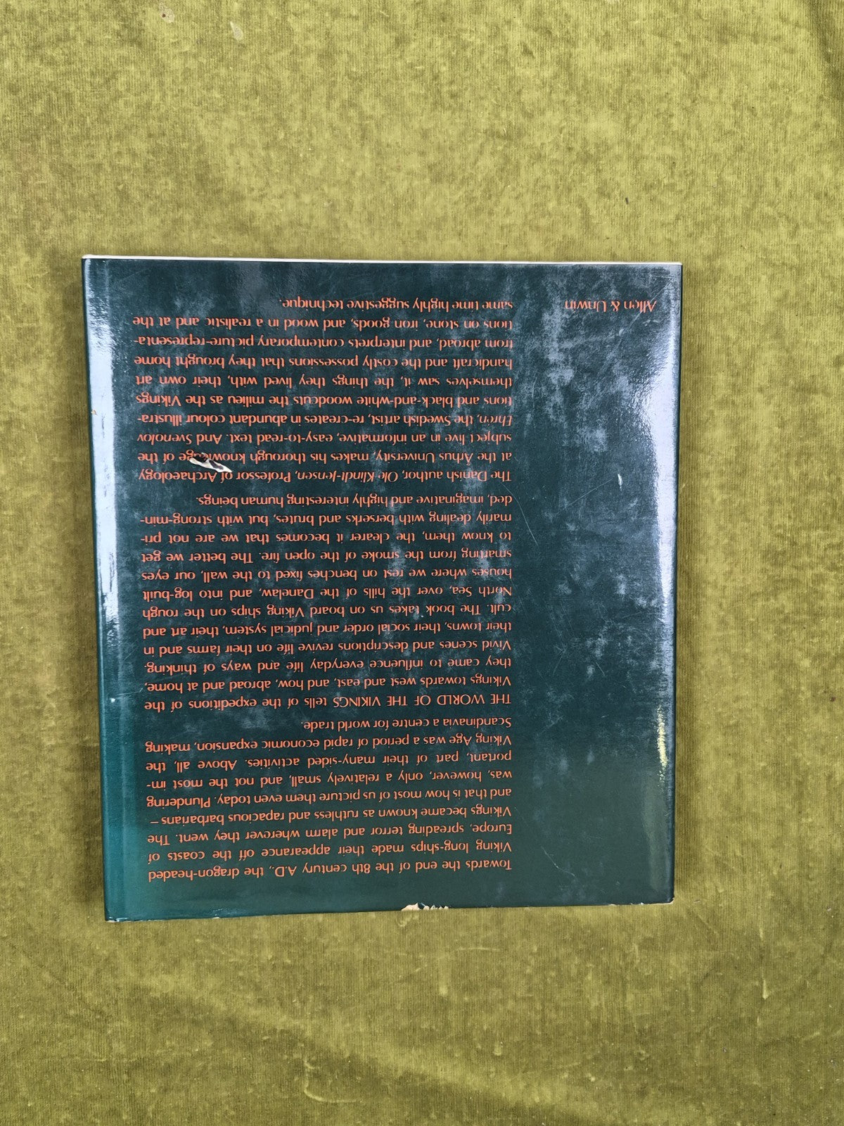 World of the Vikings by Ole Klindt-Jensen, Svenolov Ehren , Allenm & Unwin 19702
