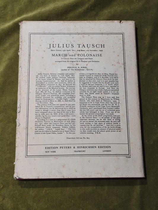 Handels Kettledrums & Other Papers on Military Music by Farmer, Henry George1