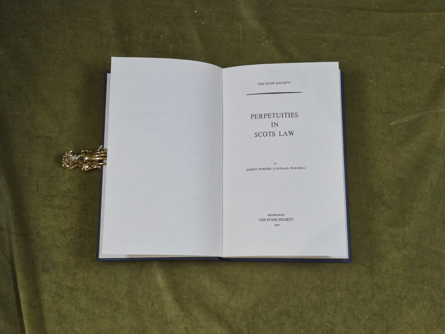 Perpetuities In Scots Law By Robert Burgess 1979 The Stair Society3