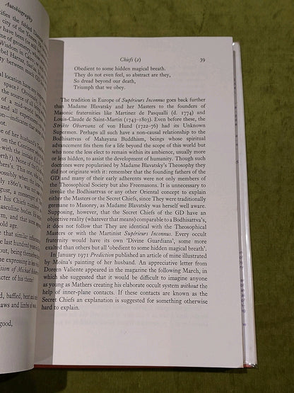 Sword of Wisdom MacGregor Mathers & The Golden Dawn Neville Spearman 1975 1st Ed8