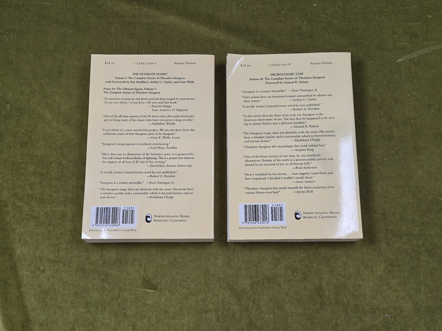 The Ultimate Egoist & Microcosmic God - Stories of Theodore Sturgeon Vols 1&2 PB1