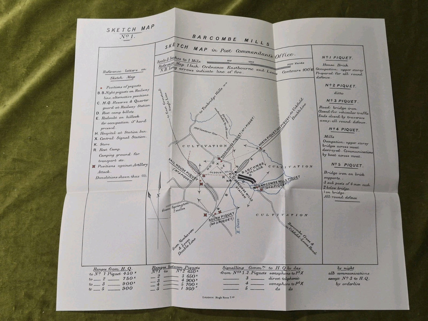 Simple Tactical Schemes With Solutions Captain R. S. Waters 1913 With Maps7