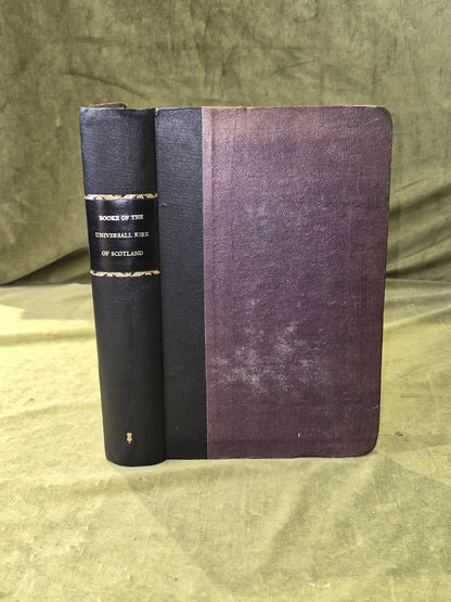 The Booke of the Universall Kirk of Scotland - Alexander Peterkin0