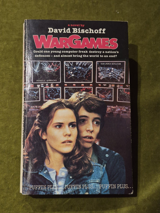 War Games by David Bischoff (1983 Penguin Paperback) Broderick/Sheedy Film Cover0