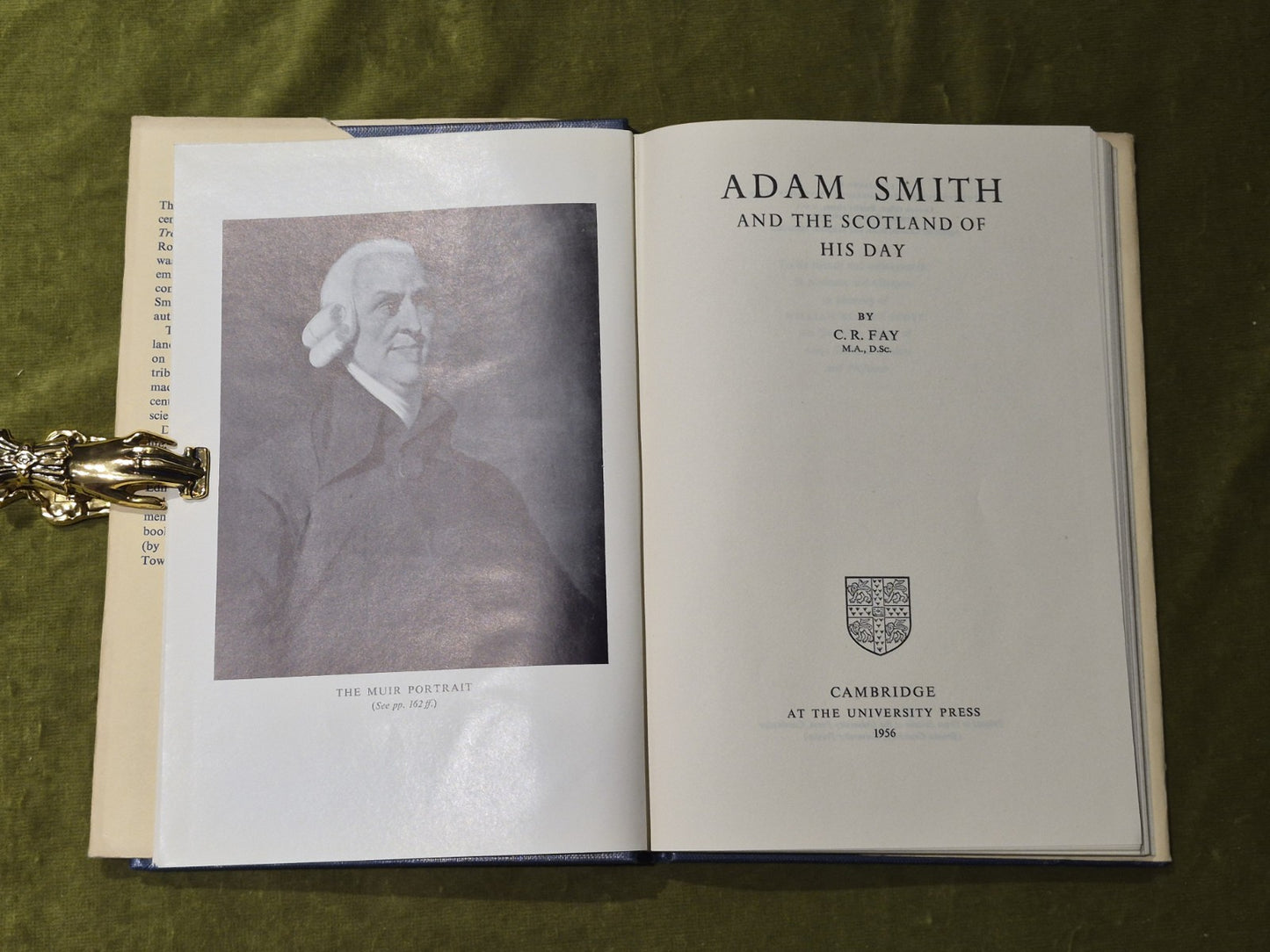 Adam Smith And The Scotland Of His Day - C R Fay3