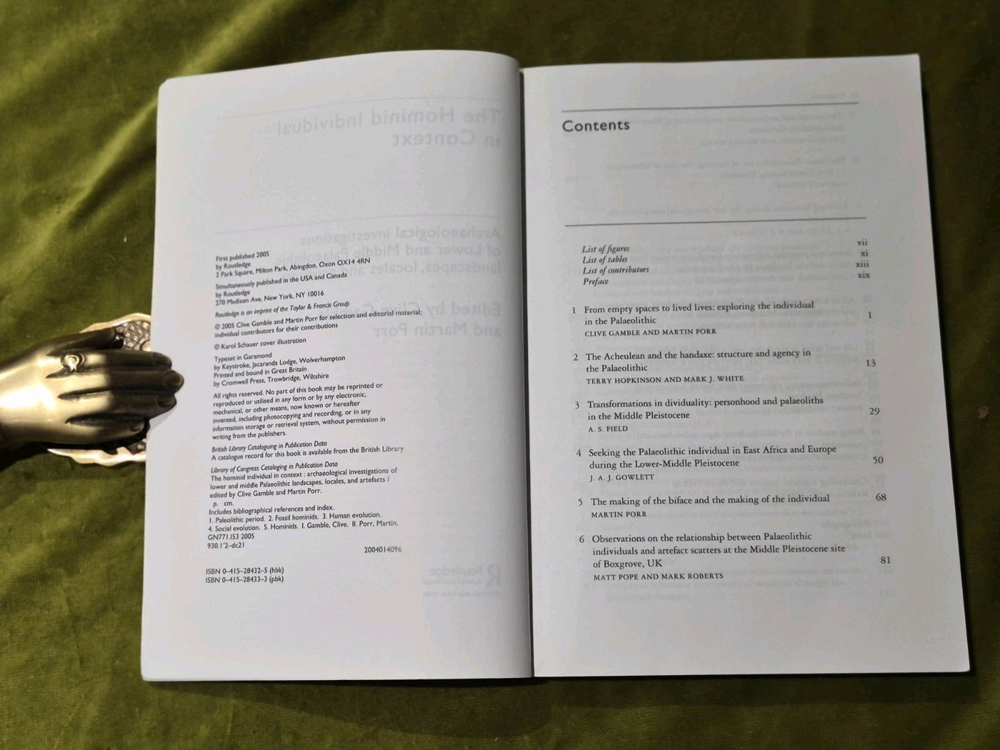Hominid Individual in Context  Clive Gamble & Martin Porr3