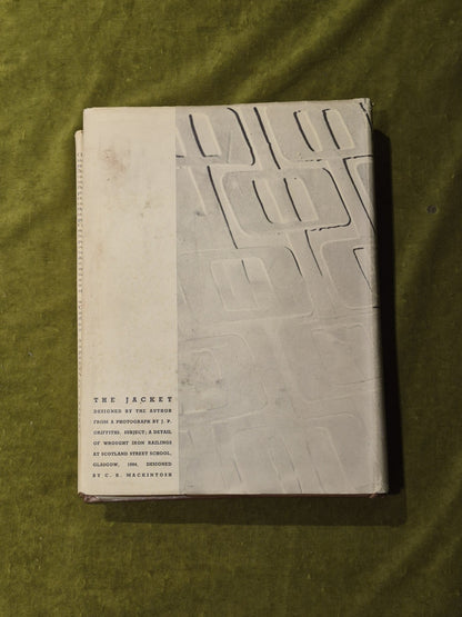 Charles Rennie Mackintosh and the Modern Movement Thomas Howarth 1952 1st HB DJ1
