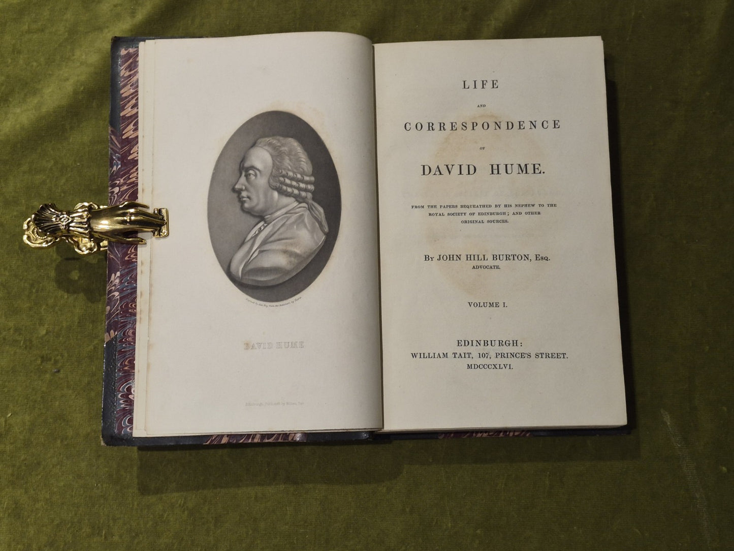 Hume's Philosophical Works (1826) & Correspondences (1846) - Black & Tait 1st Ed5