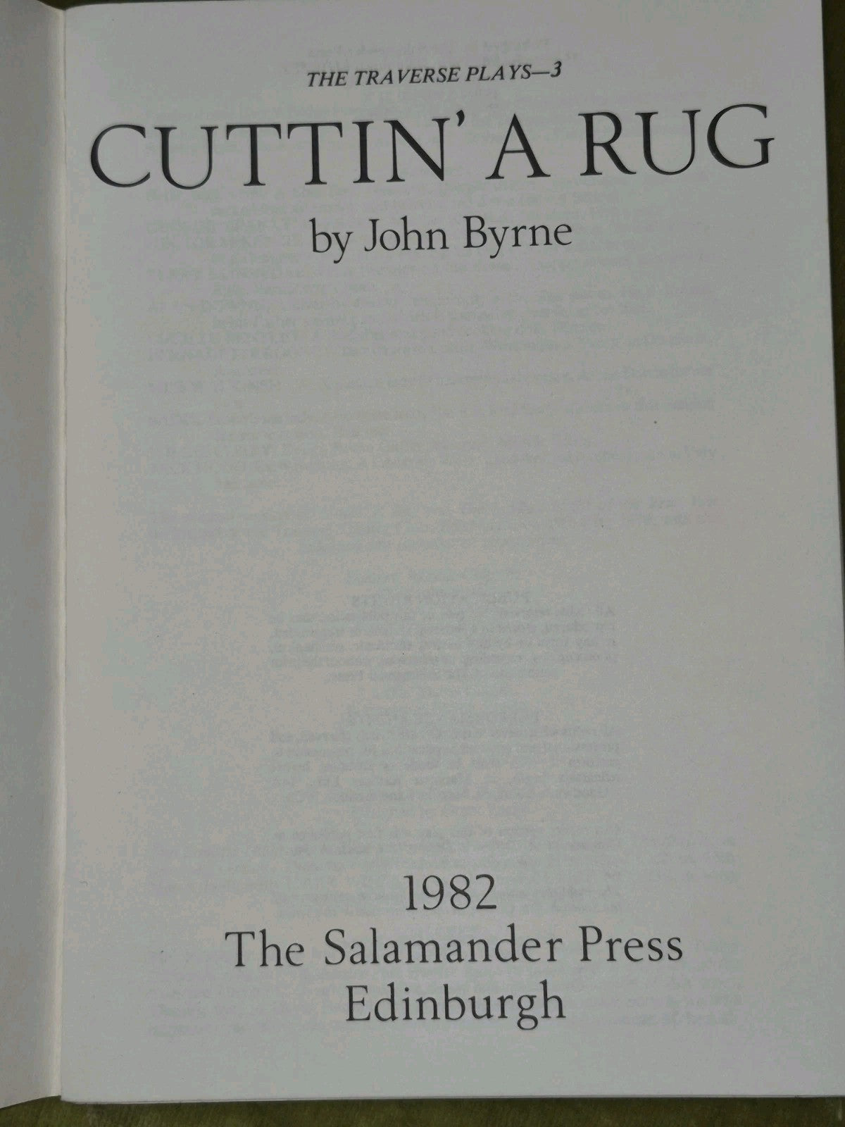 John Byrne Cutting a Rug Still Life 1982 Salamander Press Edinburgh2