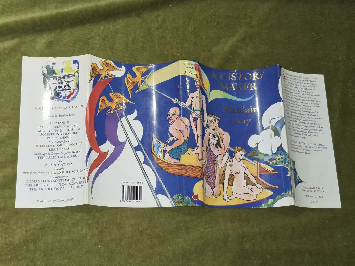 Alasdair Gray A History Maker First Edition SIGNED 1994 Hardback3