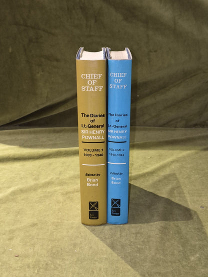Chief of Staff : Sir Henry Pownall -Brian Bond , Leo Cooper 2 Vols 19722