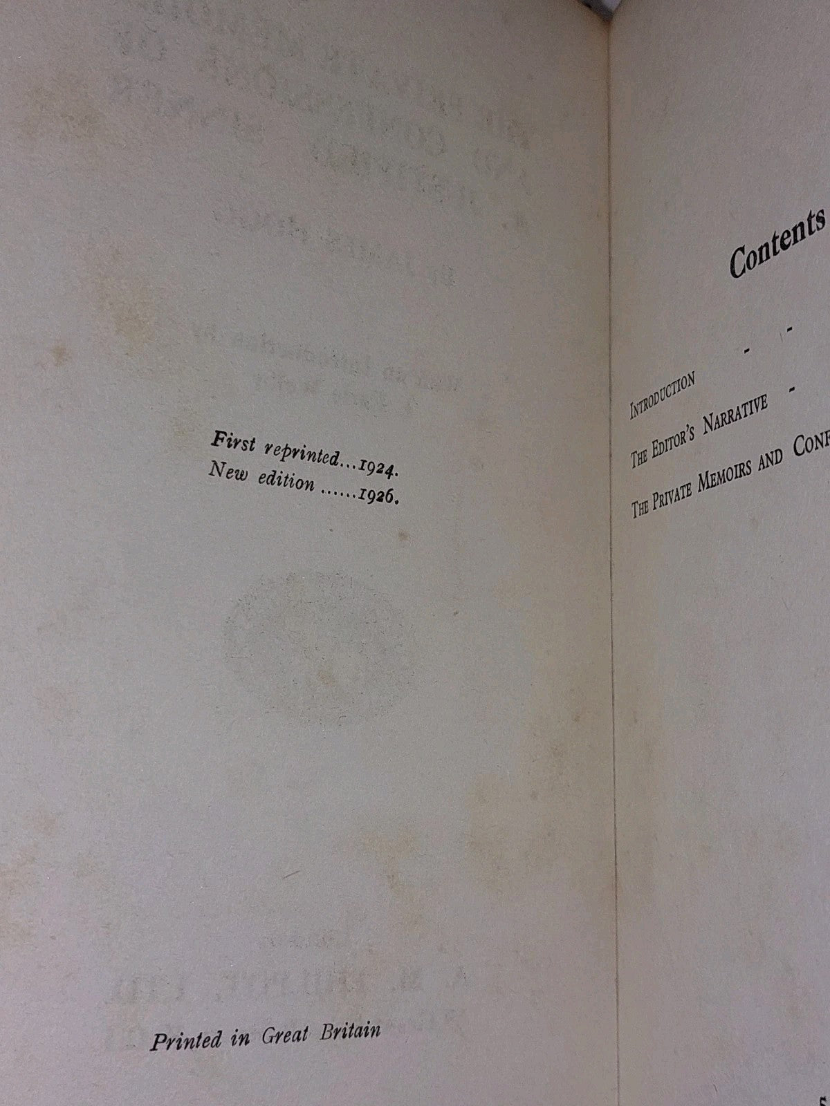 The Private Memoirs & Confessions of a Justified Sinner  James Hogg 1926 RARE 3