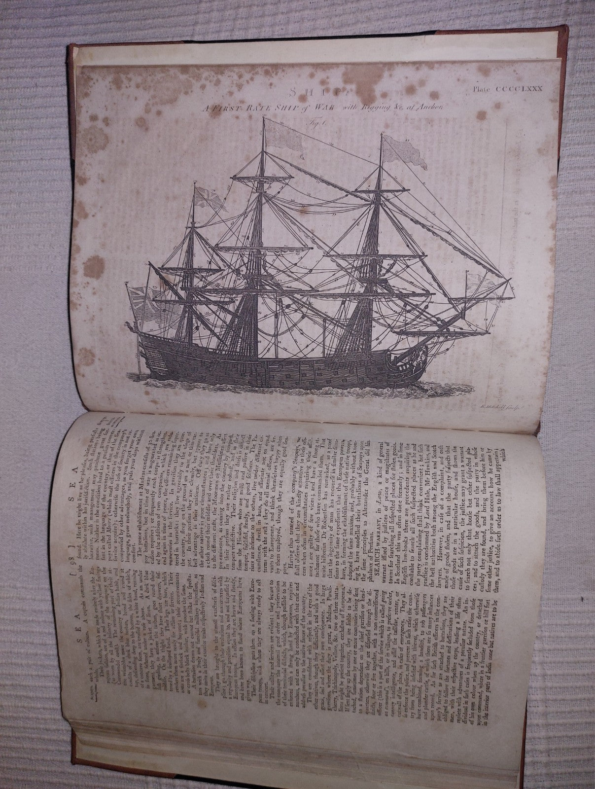 Ship building and Seamanship extract from Cooke's New Royal Encyclopaedia 1791 20