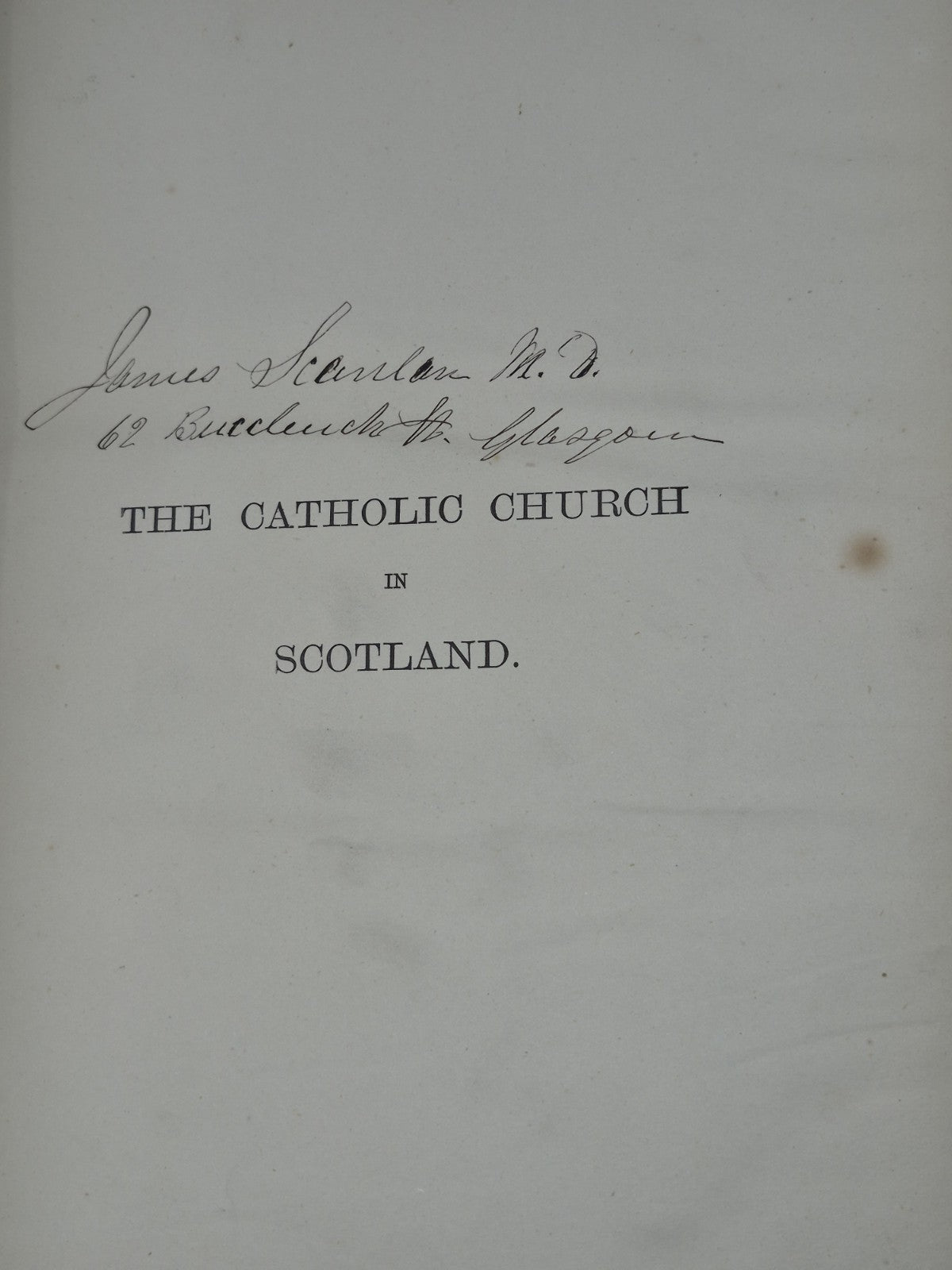 Scotichronicon Catholic Church in Scotland Journal and Appendix 1869 Gordon5