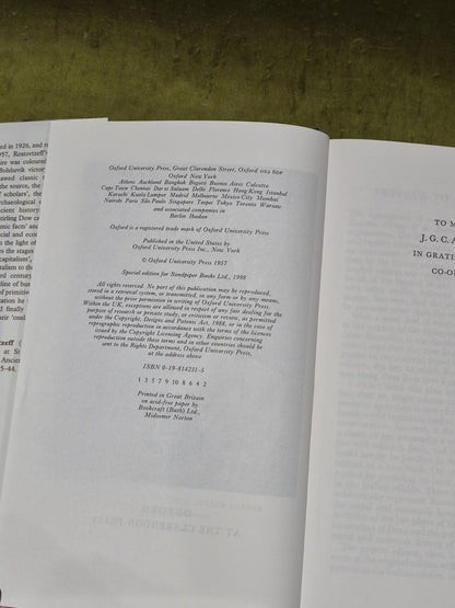 M Rostovtzeff Social & Economic History Roman Empire Vol.I&2, 1998 hardback4