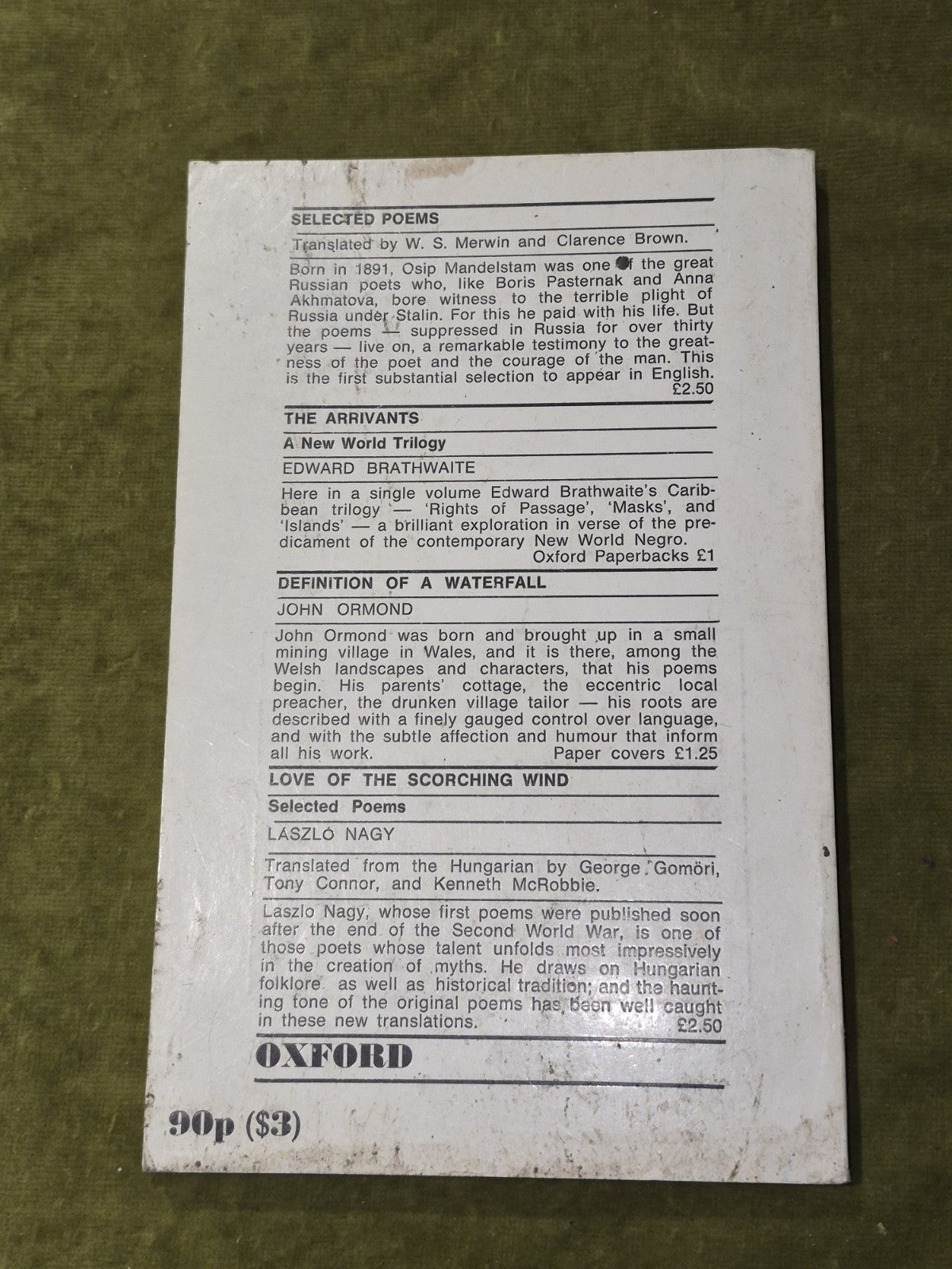 David Jones Agenda (1973)1
