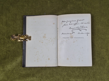 Sketches in Holland and Scandinavia - SIGNED by Augustus J C Hare 1884 1st Ed HB4