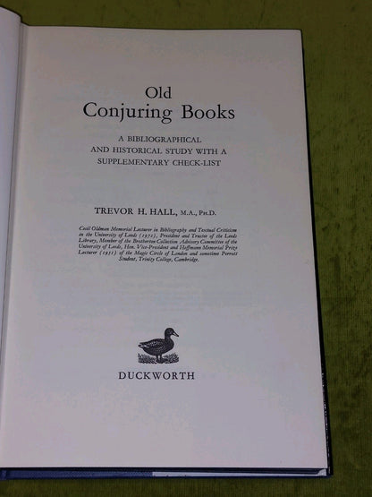 Old Conjuring Books By Trevor hall (1972) Limited3