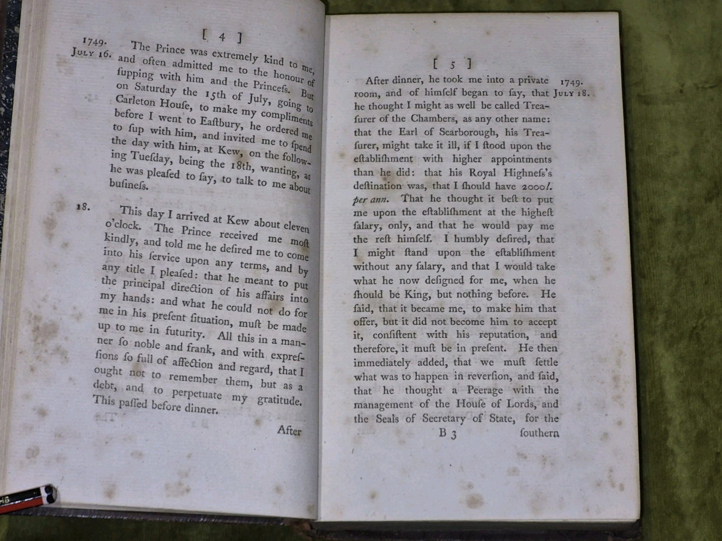 The Diary of the late George Bubb Dodington, Baron of Melcombe Regis - 17855