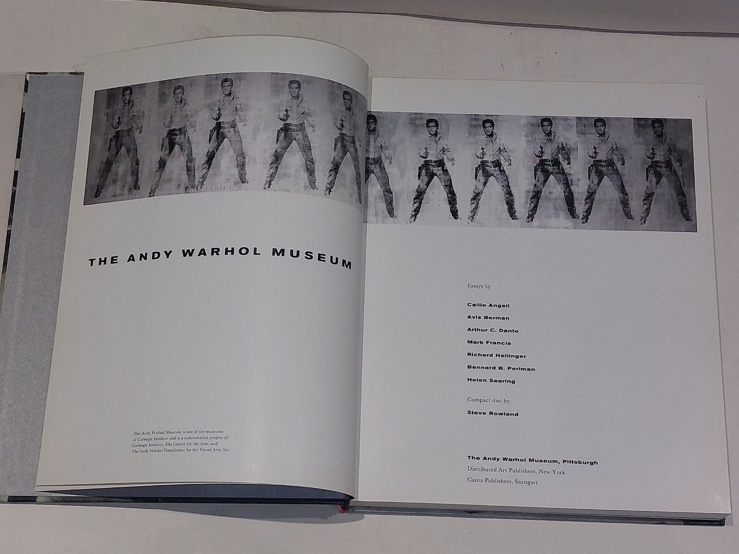 THE ANDY WARHOL MUSEUM/BOOK AND COMPACT DISC By Avis Berman & Arthur C. Danto VG5