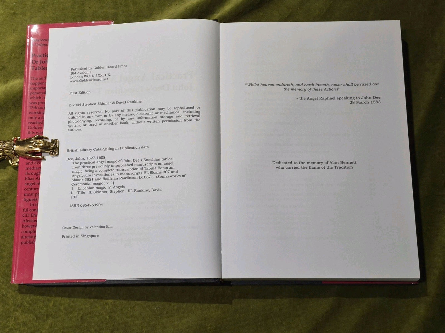 Practical Angel Magic of John Dee's Enochian Tables - LIMITED 1ST ED HB DJ4