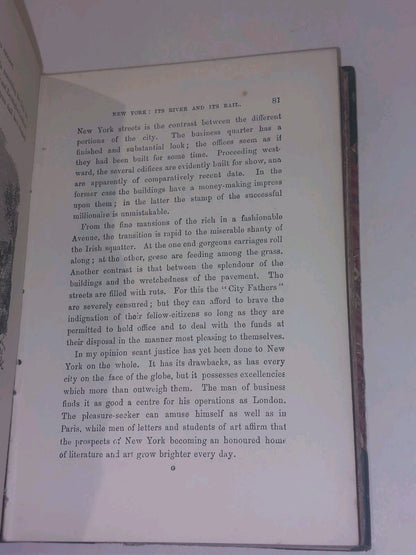 1900 HALF HOURS IN THE WIDE WEST - Quarter Leather Book 3
