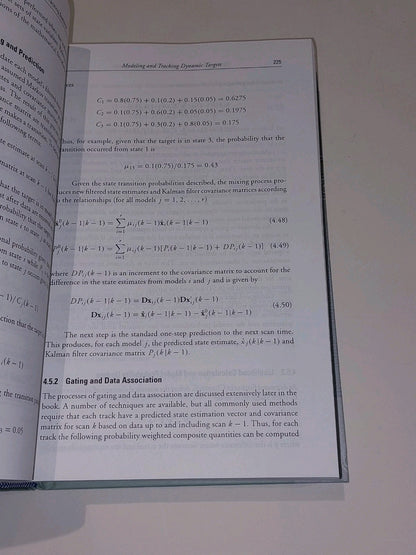 Design and Analysis of Modern Tracking Systems by Popoli, Samuel (1999)5