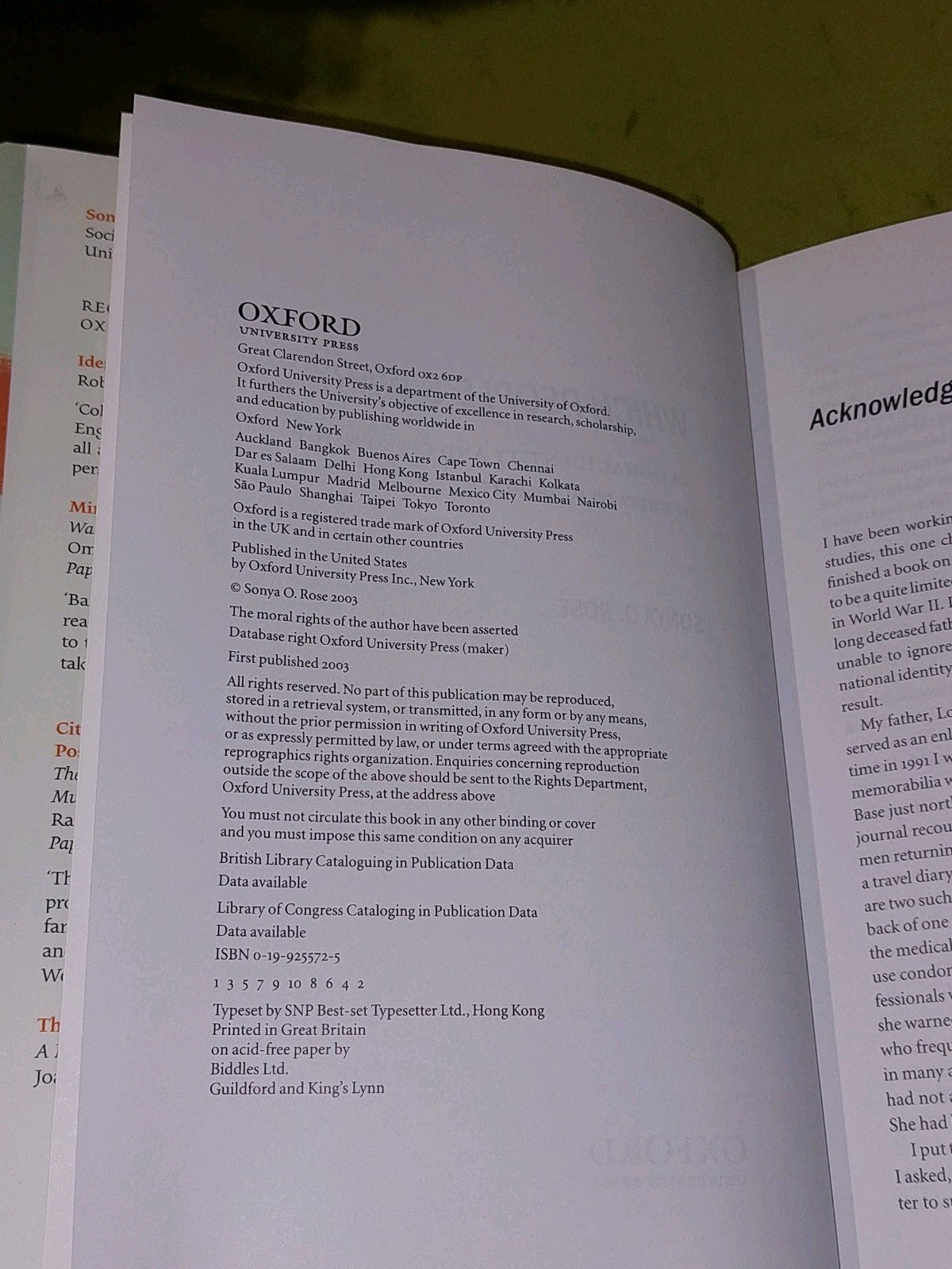 Which People's War?  National Identity & Citizenship in Wartime Britain Hb Book3