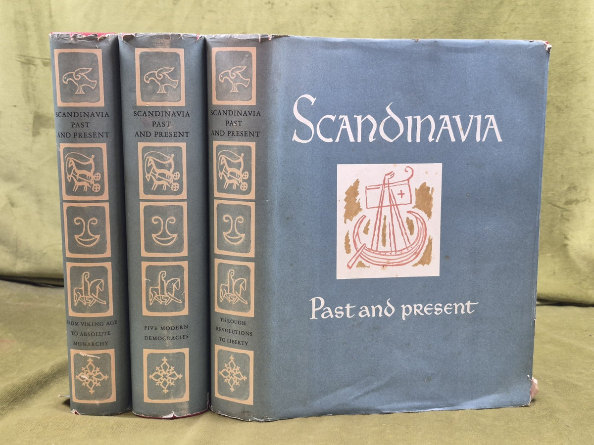 Scandinavia Past and Present 1959 ANKRONE 3 Volume Set0