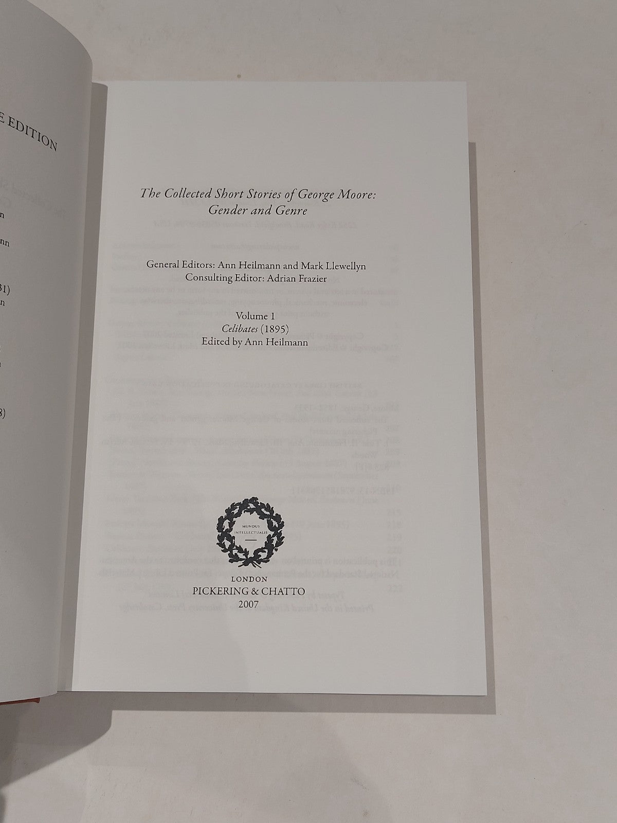 Collected Short Stories of George Moore : Gender & Genre [Vol 1-5] (2007) Books2