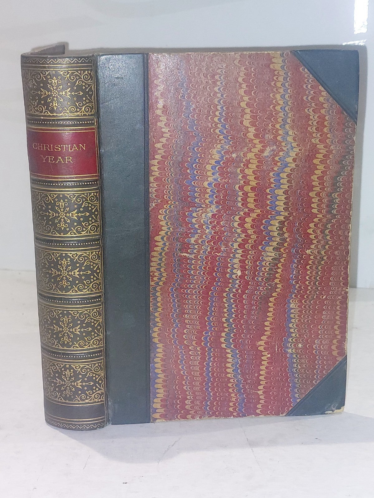 The Christian Year Thoughts In Verse for the Sundays & Holydays.. Leather bound 0