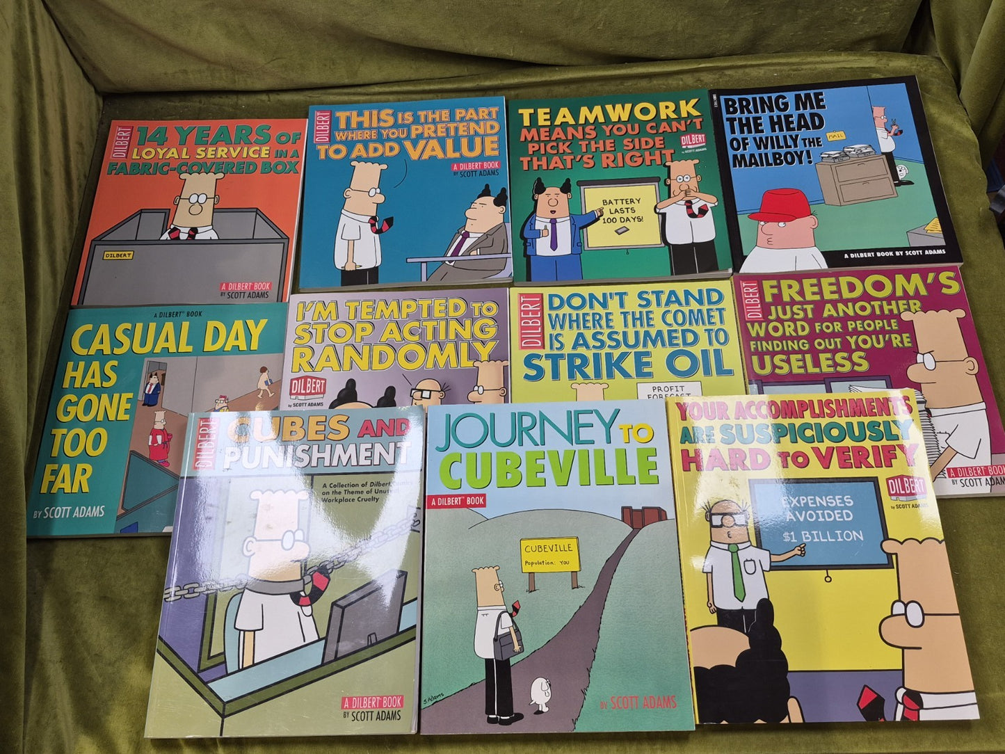 11 Assorted Dilbert Books - Scott Adams , Andrews McMeel , Boxtree Paperbacks0