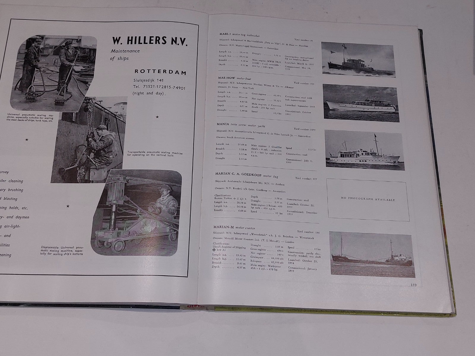 Wyt's Digest of Dutch Shipping and Shipbuillding 1956 Hb Book5