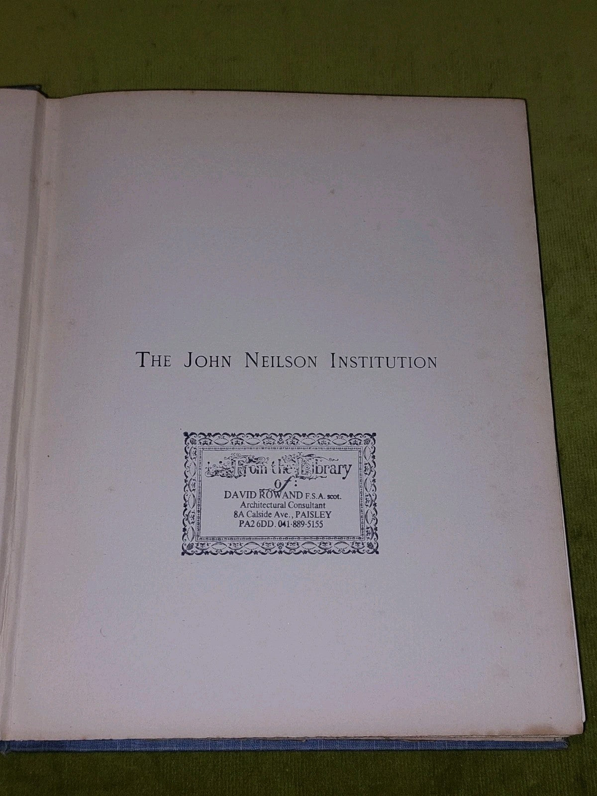 The John Neilson Institution Its First Fifty Years (1902) Metcalfe4