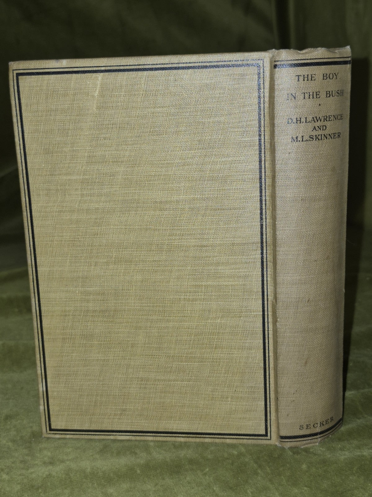 The Boy in the Bush First Edition D H Lawrence & Skinner1