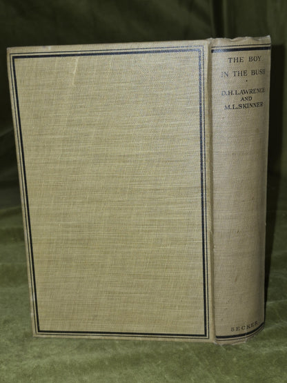 The Boy in the Bush First Edition D H Lawrence & Skinner1