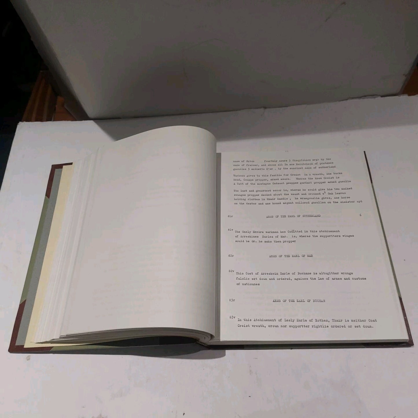 H. L. Hamilton Beautifully Bound Dissertation: Balfour's Heraldic (Vol I & II)11