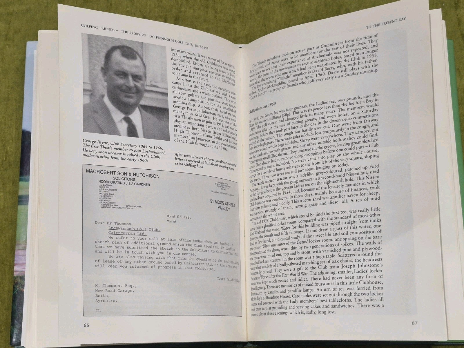 Golfing Friends: the story of Lochwinnoch Golf Club 1897-1997 Robert Gilmour6