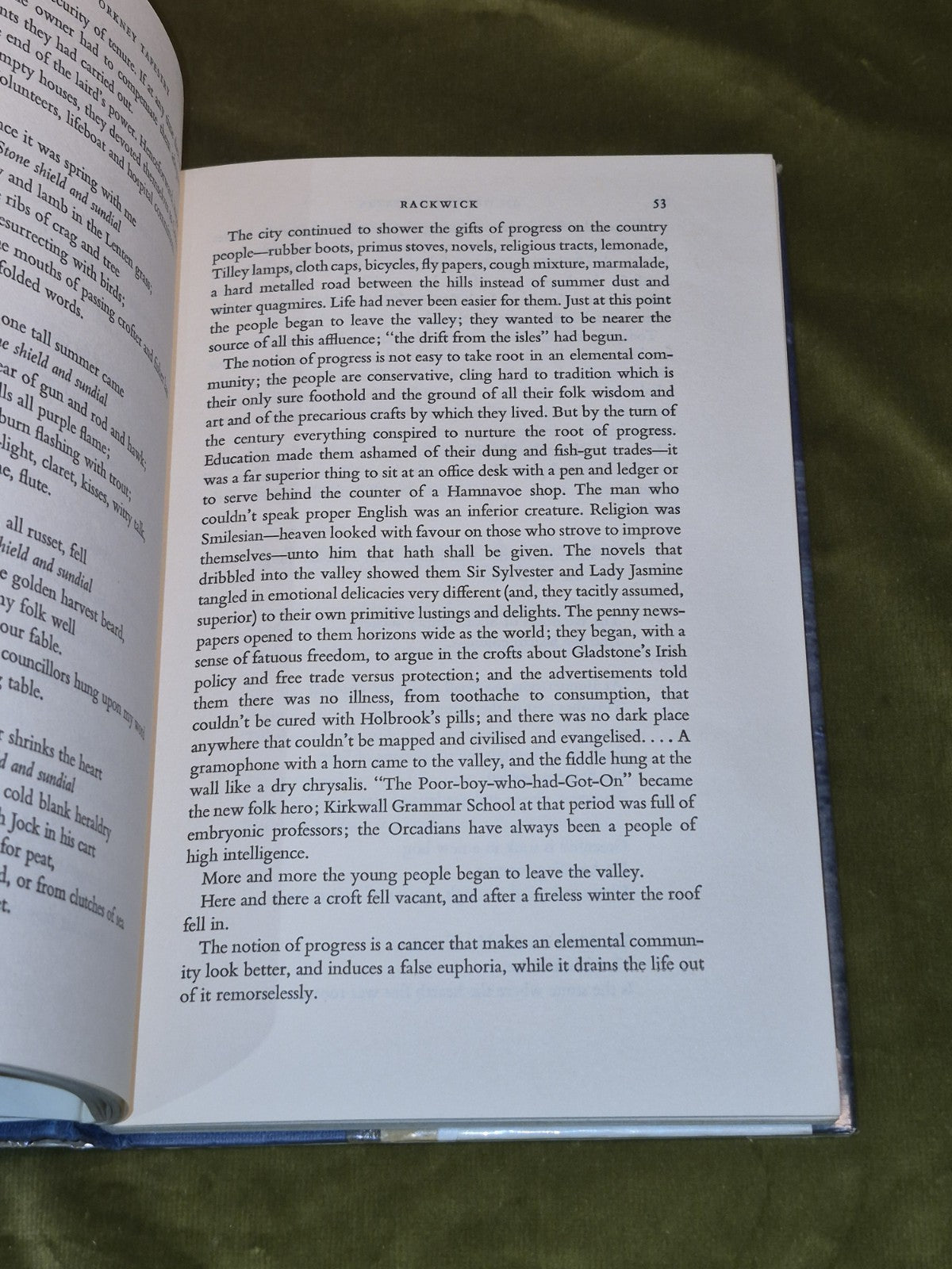 An Orkney Tapestry - George Mackay Brown - Victor Gollancz - 1969 Hb/Dj9