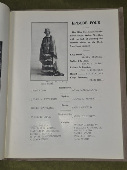 The Book of the Pageant of Paisley 1929 Deluxe Edition6