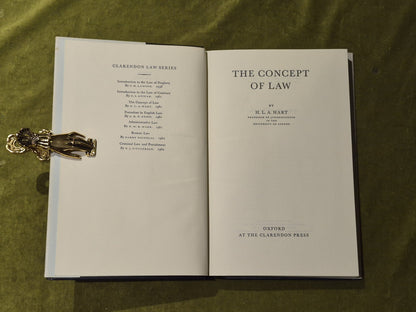 The Concept of Law by H. L. A. Hart , Oxford 1st HB DJ 19615