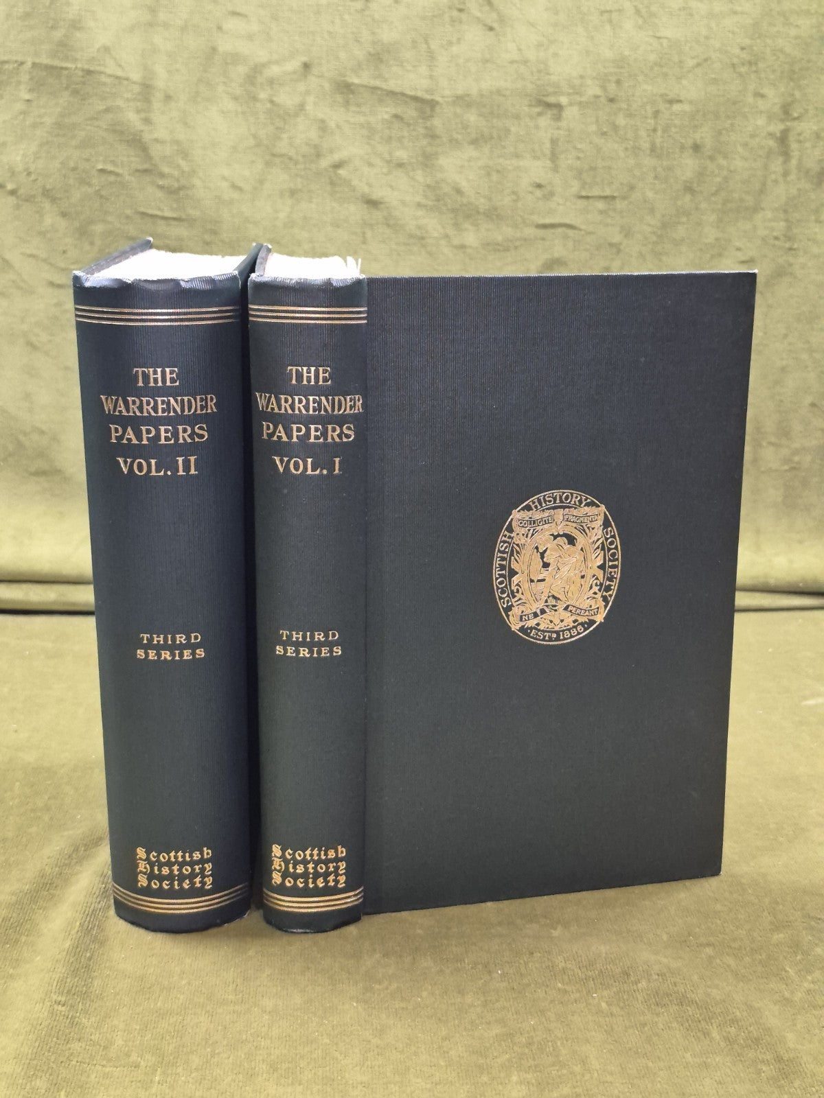 The Warrander Papers in 2 Vols 3rd Series - A Cameron & R Rait , 1931 Constable0