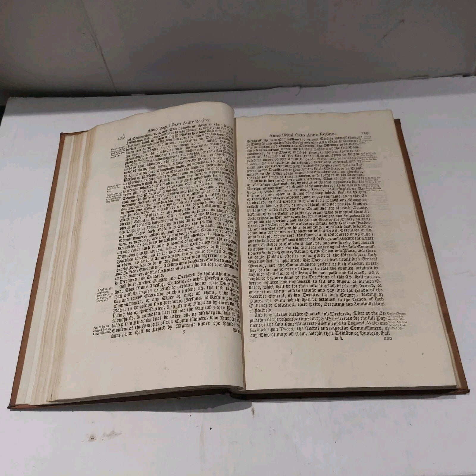 18th Century Anno Regni Annae Reginae (1707) Published & Printed By Charles Bill8