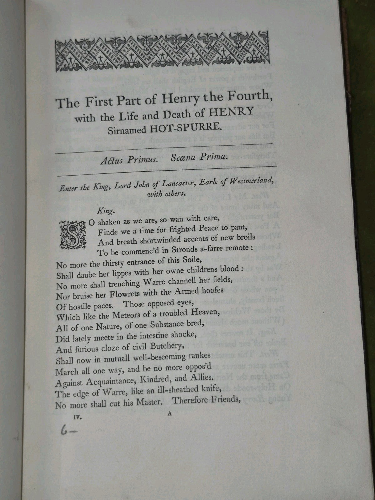Plays of William Shakespeare Paterson Text of the First Folio c. 1880 Incomplete8