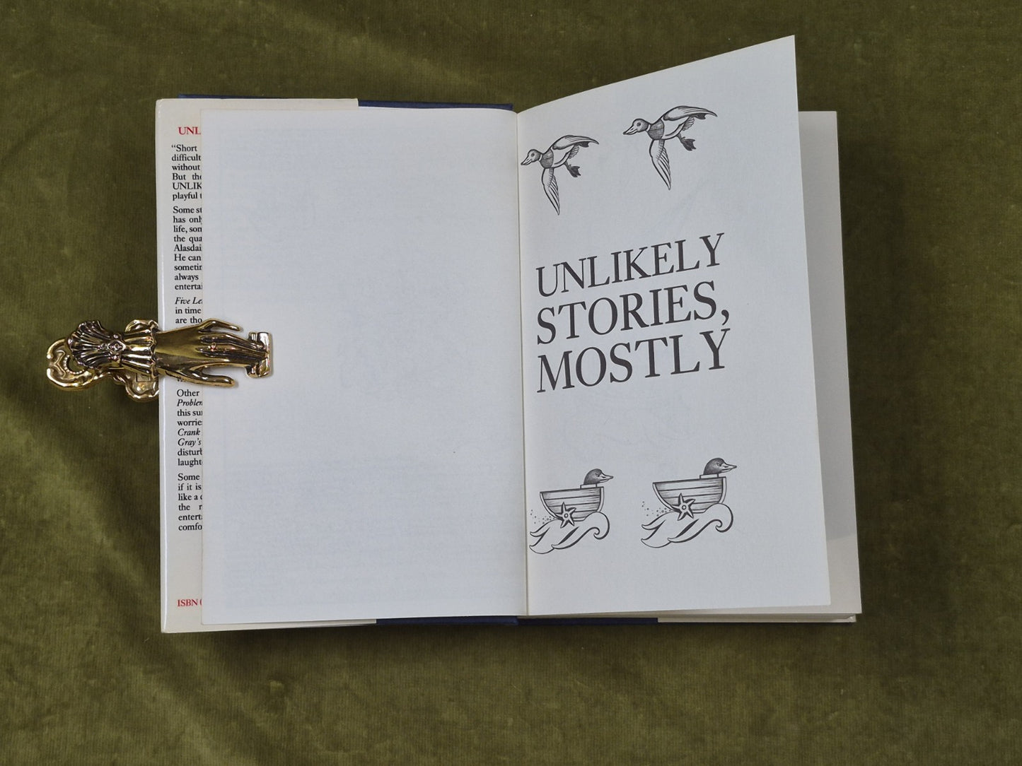Unlikely Stories, Mostly - Alasdair Gray , Canongate 1983 1s HB DJ4