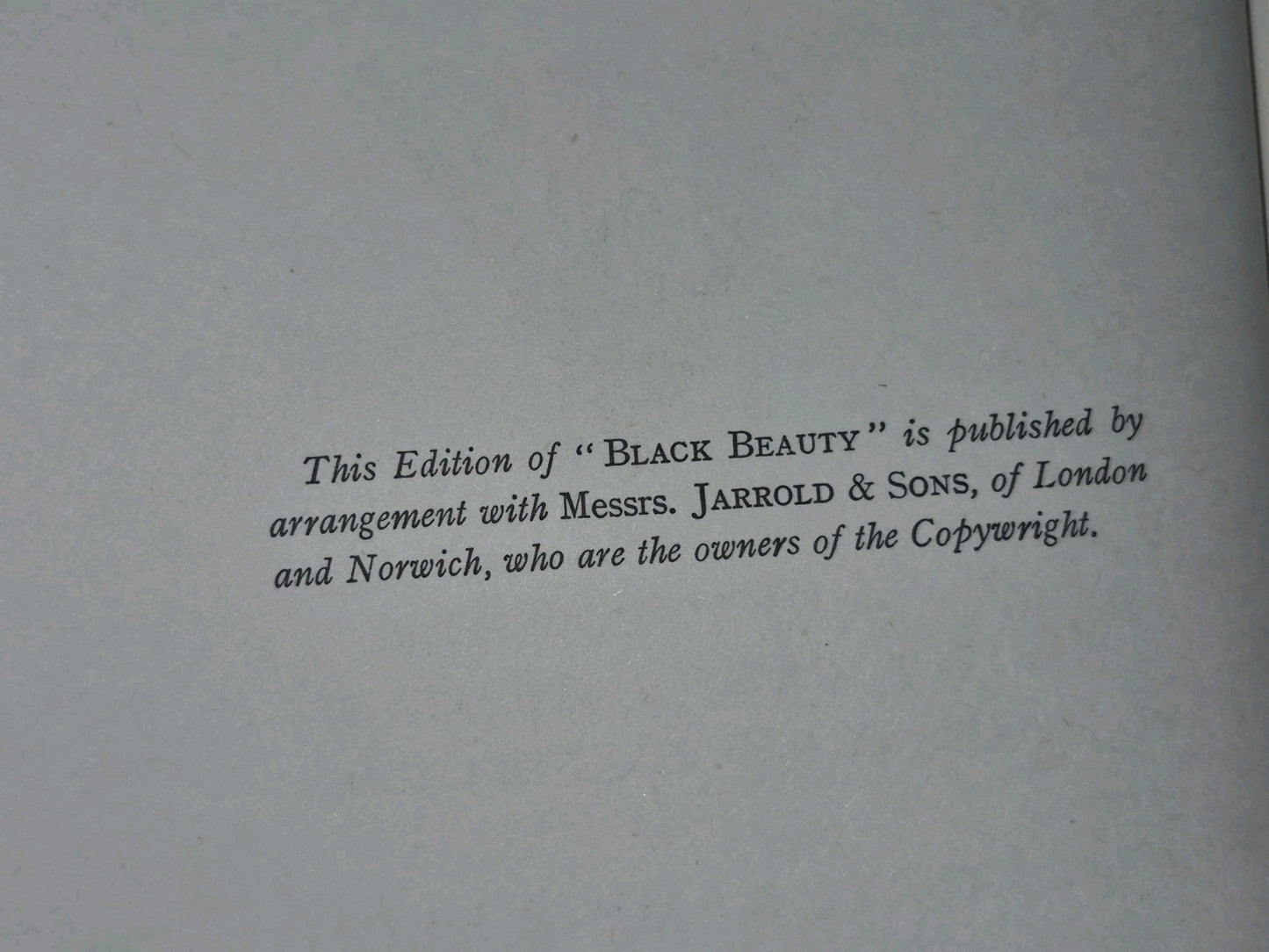 Black Beauty Lucy Kemp-Welch Anna Sewell 1926 Second Reprint Dustjacket 10