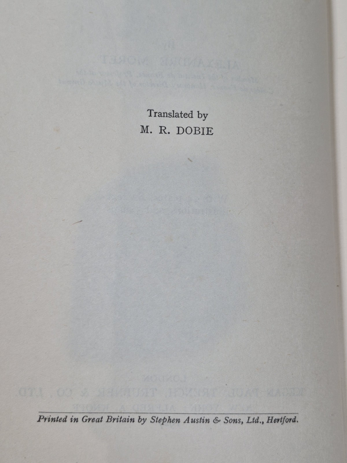 The Nile and Egyptian Civilization 1927 Alexandre Moret Kegan Paul5