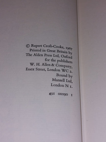 Feasting with Panthers (1967) Rupert CroftCooke First Edition With Dustjacket 6